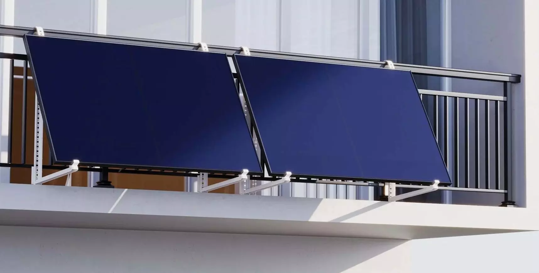 Solar energy from balcony