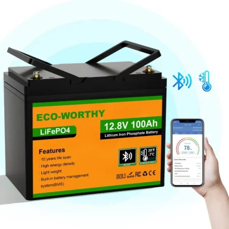 Eco-Worthy Lithium Battery LiFePO4 12V 100Ah